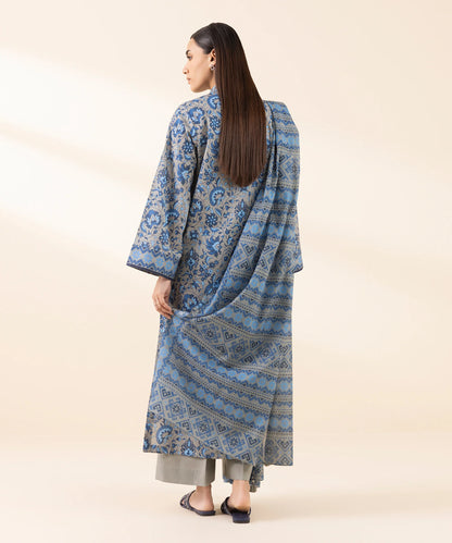 SAPPHIRE | UNSTITCHED 3 PIECE PRINTED LAWN SUIT