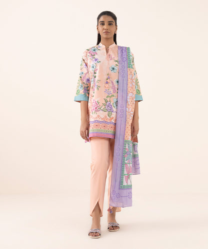SAPPHIRE | UNSTITCHED 3 PIECE PRINTED LAWN SUIT