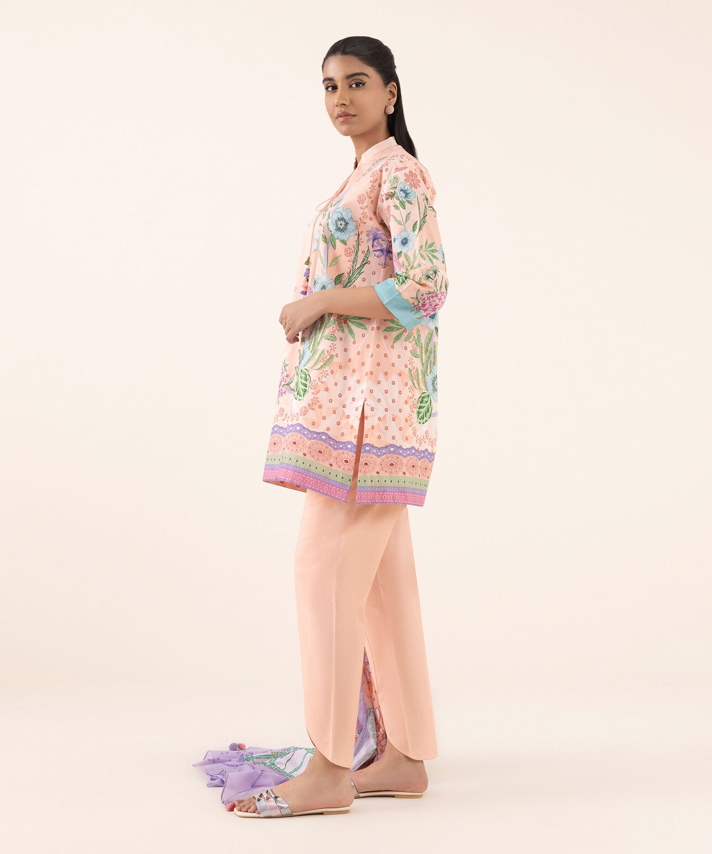 SAPPHIRE | UNSTITCHED 3 PIECE PRINTED LAWN SUIT