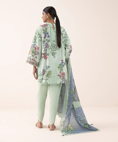 SAPPHIRE | UNSTITCHED 3 PIECE PRINTED LAWN SUIT