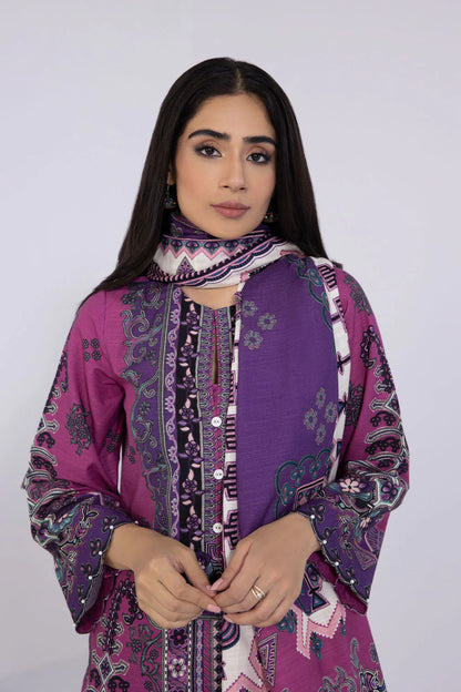 SAPPHIRE | UNSTITCHED 3 PIECE PRINTED LAWN SUIT
