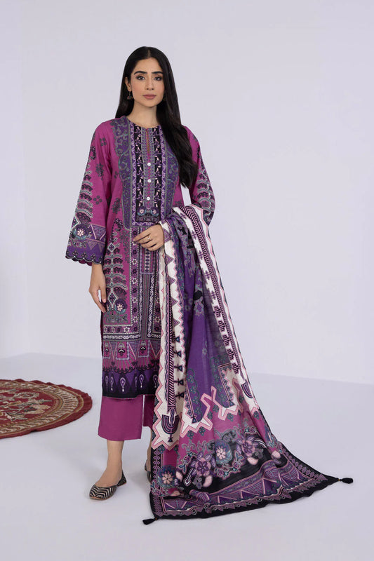 SAPPHIRE | UNSTITCHED 3 PIECE PRINTED LAWN SUIT