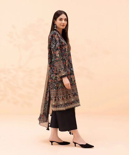 SAPPHIRE | UNSTITCHED 3 PIECE PRINTED LAWN SUIT