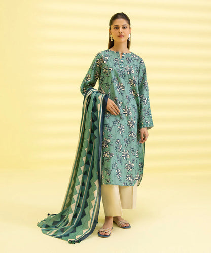 Sapphire | Unstitched 2Pc Printed Lawn - Shirt & Dupatta | 2D-DY23ZV3-12