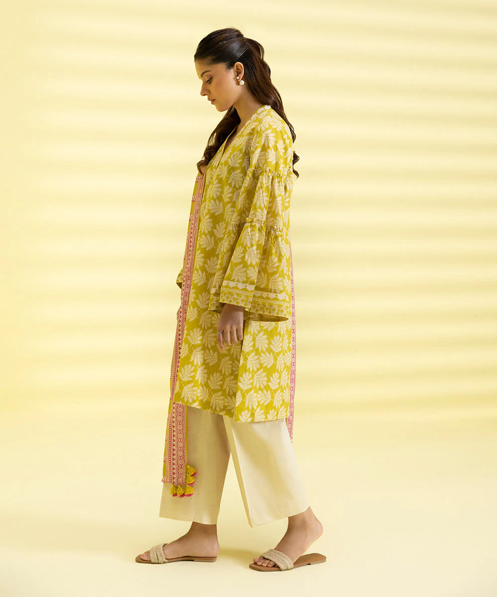 Sapphire | Unstitched 2Pc Printed Lawn - Shirt & Dupatta | 2D-DY23ZV3-13