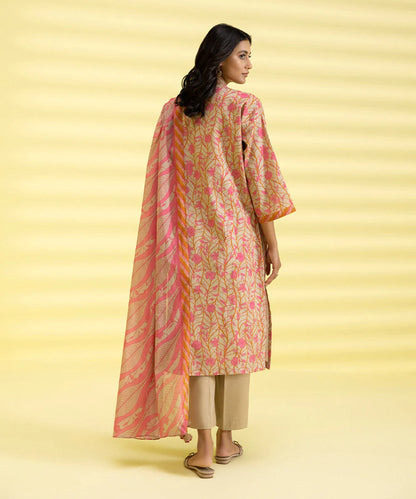 Sapphire | Unstitched 2Pc Printed Lawn - Shirt & Dupatta | 2D-DY23ZV3-14
