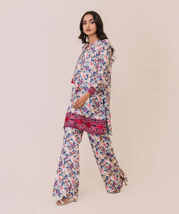 SAPPHIRE | UNSTITCHED 2 PIECE EMBROIDERED LAWN SUIT