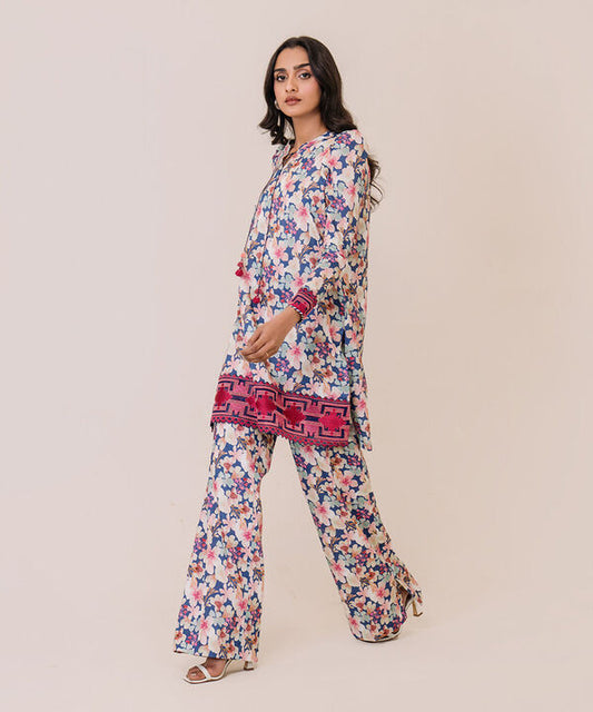 SAPPHIRE | UNSTITCHED 2 PIECE EMBROIDERED LAWN SUIT
