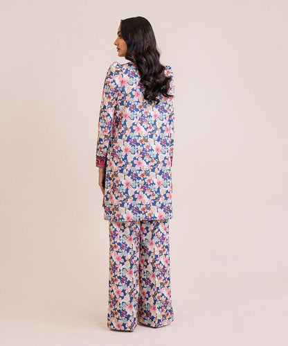 SAPPHIRE | UNSTITCHED 2 PIECE EMBROIDERED LAWN SUIT