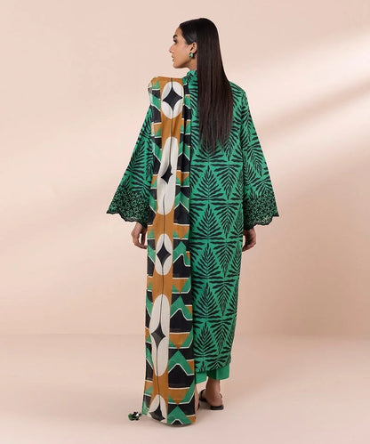 SAPPHIRE | UNSTITCHED 2 PIECE EMBROIDERED LAWN SUIT