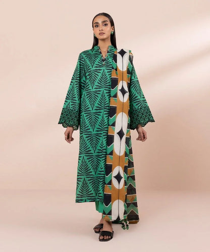 SAPPHIRE | UNSTITCHED 2 PIECE EMBROIDERED LAWN SUIT