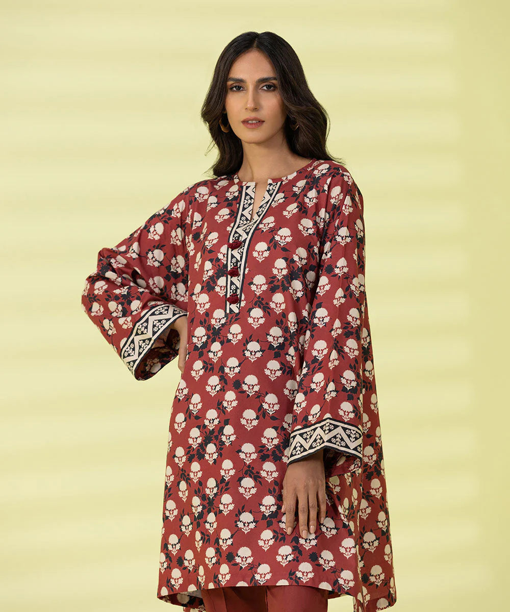 Sapphire | Unstitched 2Pc Printed Lawn - Shirt & Trouser | 2T-DY23ZV2-10