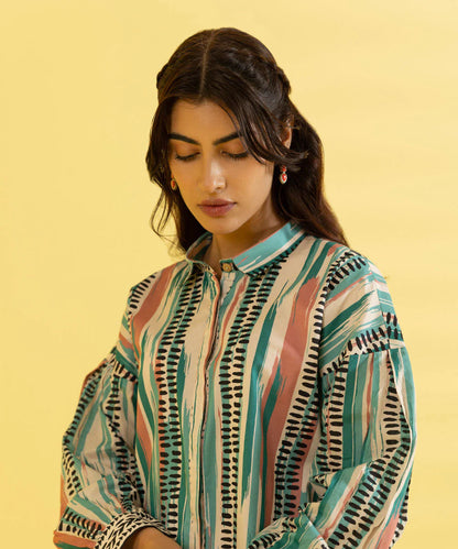 Sapphire | Unstitched 2Pc Printed Lawn - Shirt & Trouser | 2T-DY23ZV2-13