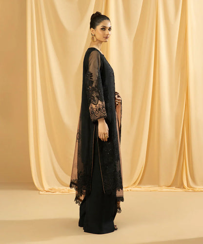 Sapphire LUXE | 3 Piece Unstitched Dyed Embroidered Organza Suit | 3FE-LX23V2-17