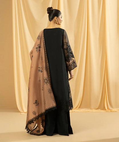 Sapphire LUXE | 3 Piece Unstitched Dyed Embroidered Organza Suit | 3FE-LX23V2-17