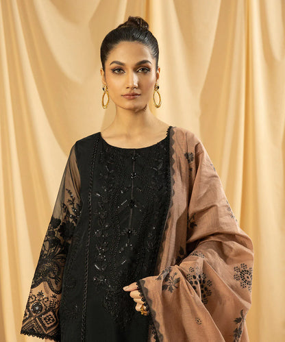 Sapphire LUXE | 3 Piece Unstitched Dyed Embroidered Organza Suit | 3FE-LX23V2-17