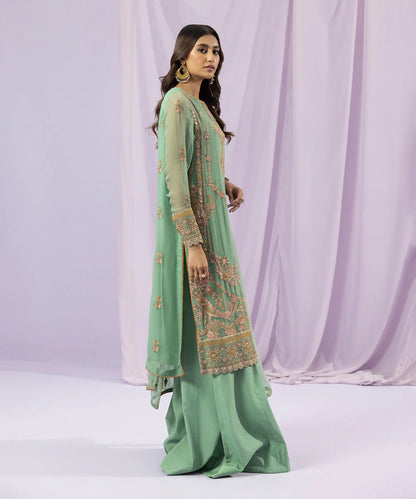 Sapphire LUXE | 3 Piece Unstitched Dyed Embroidered Crinkle Chiffon Suit | 3FE-LX23V2-23