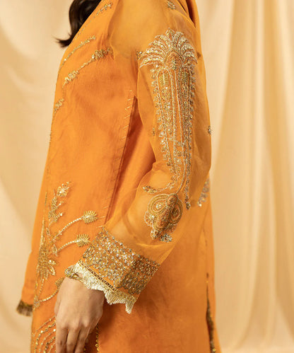 Sapphire LUXE | 3 Piece Unstitched Dyed Embroidered Organza Suit | 3FE-LX23V2-35
