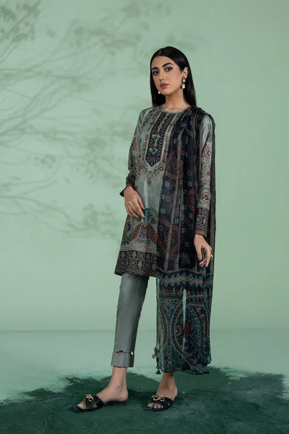 SAPPHIRE | UNSTITCHED 3 PIECE PRINTED LAWN SUIT