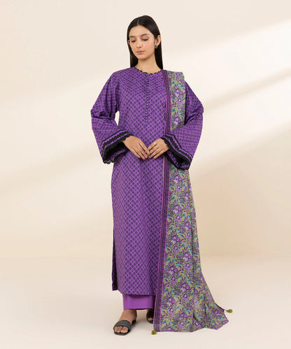 SAPPHIRE | UNSTITCHED 3 PIECE PRINTED LAWN SUIT