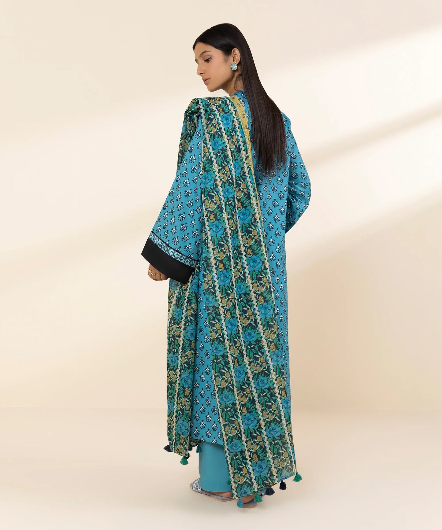 SAPPHIRE | UNSTITCHED 3 PIECE PRINTED LAWN SUIT