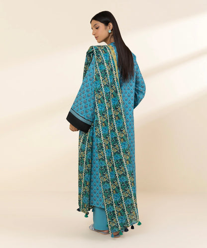 SAPPHIRE | UNSTITCHED 3 PIECE PRINTED LAWN SUIT