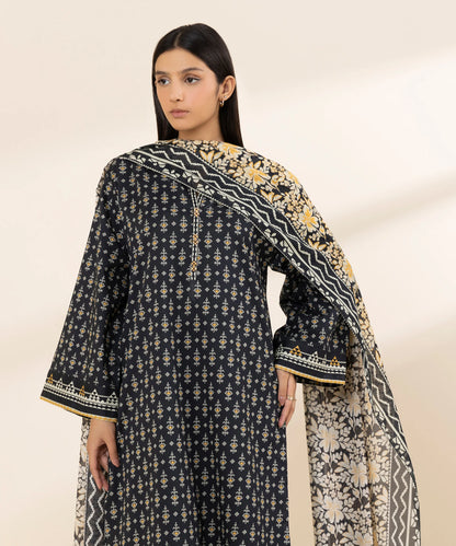 SAPPHIRE | UNSTITCHED 3 PIECE PRINTED LAWN SUIT