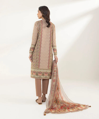 Sapphire | Unstitched 3Pc Printed Lawn Suit | 3P-DY23V3-17B
