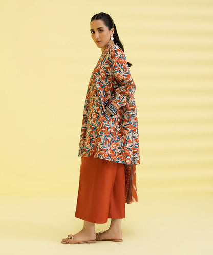 Sapphire | Unstitched 3Pc Digital Printed Lawn Suit | 3P-DY23ZV2-14-R