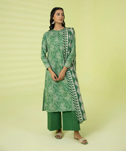 Sapphire | Unstitched 3Pc Printed Lawn Suit | 3P-DY23ZV3-11