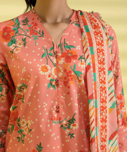 Sapphire | Unstitched 3Pc Printed Lawn Suit | 3P-DY23ZV3-14-R