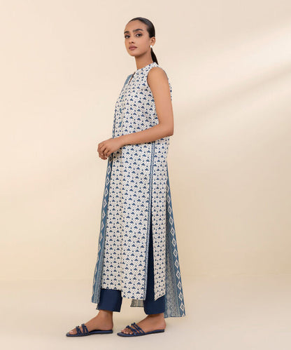 SAPPHIRE | UNSTITCHED 3 PIECE PRINTED LAWN SUIT