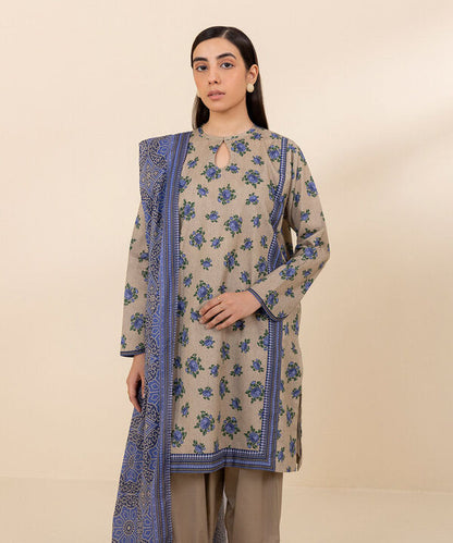 SAPPHIRE | UNSTITCHED 3 PIECE PRINTED LAWN SUIT