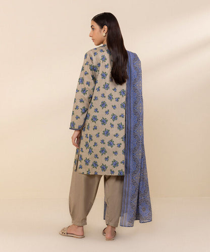 SAPPHIRE | UNSTITCHED 3 PIECE PRINTED LAWN SUIT