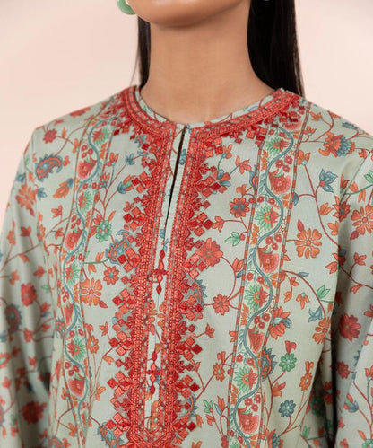 SAPPHIRE | UNSTITCHED 3 PIECE EMBROIDERED LAWN SUIT