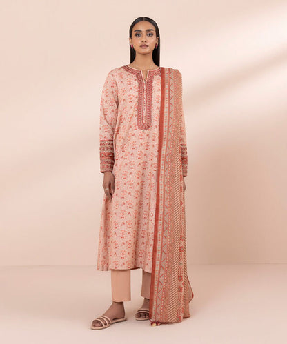 SAPPHIRE | UNSTITCHED 3 PIECE EMBROIDERED LAWN SUIT