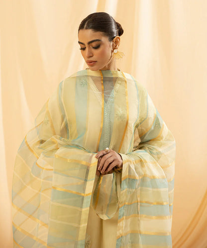 Sapphire | Unstitched 3Pc Dyed Embroidered Fine Cotton Satin Suit