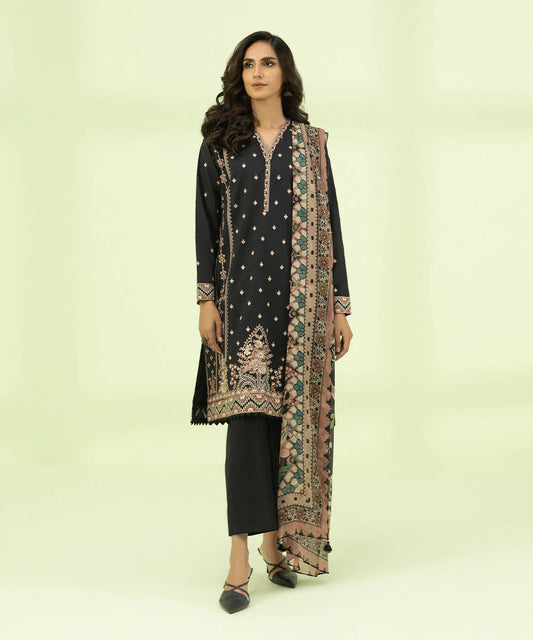 Sapphire | Unstitched 3 Piece Embroidered Lawn Suit