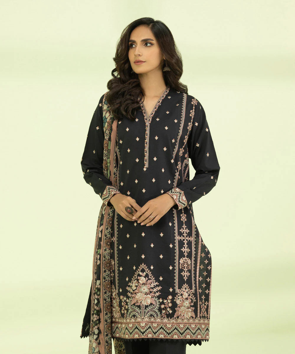 Sapphire | Unstitched 3 Piece Embroidered Lawn Suit