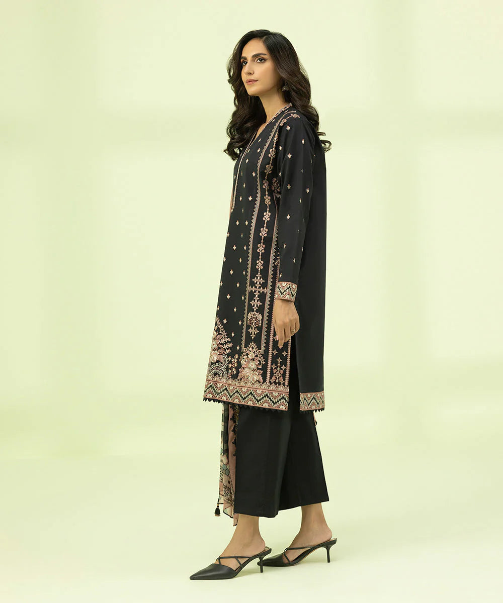 Sapphire | Unstitched 3 Piece Embroidered Lawn Suit