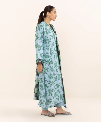 SAPPHIRE | UNSTITCHED 3 PIECE PRINTED LAWN SUIT