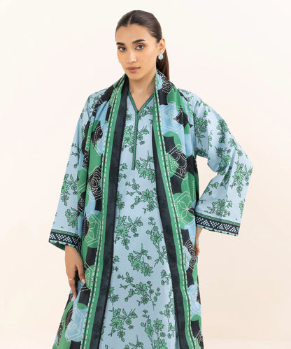 SAPPHIRE | UNSTITCHED 3 PIECE PRINTED LAWN SUIT