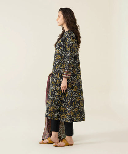 Sapphire | Unstitched 2Pc Printed Lawn - Shirt & Dupatta | U2D-DY23V4-10-R
