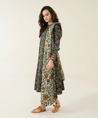 Sapphire | Unstitched 2Pc Printed Lawn - Shirt & Dupatta | U2D-DY23V4-10-R