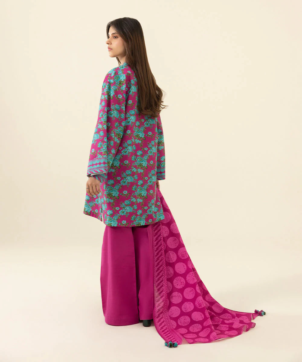 SAPPHIRE | UNSTITCHED 2 PIECE PRINTED LIGHT KHADDAR SUIT