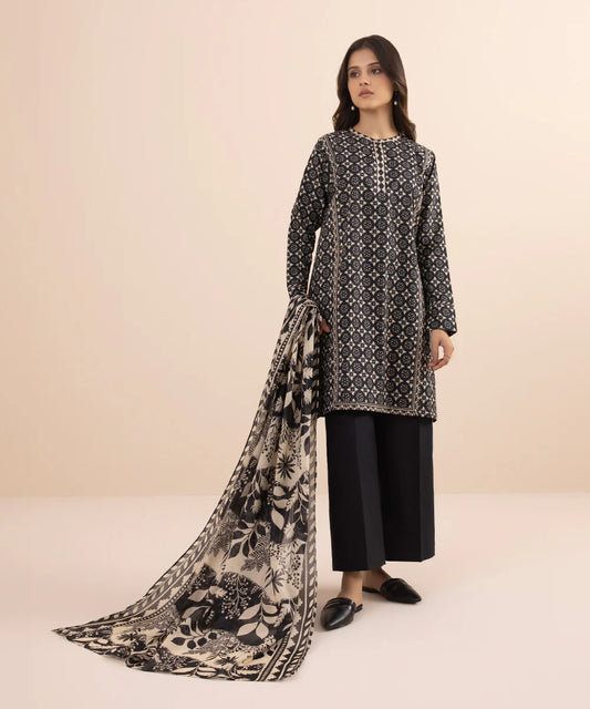 SAPPHIRE | UNSTITCHED 2 PIECE PRINTED LAWN SUIT