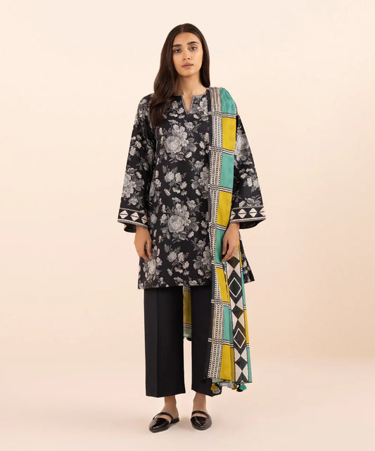 SAPPHIRE | UNSTITCHED 2 PIECE PRINTED LAWN SUIT