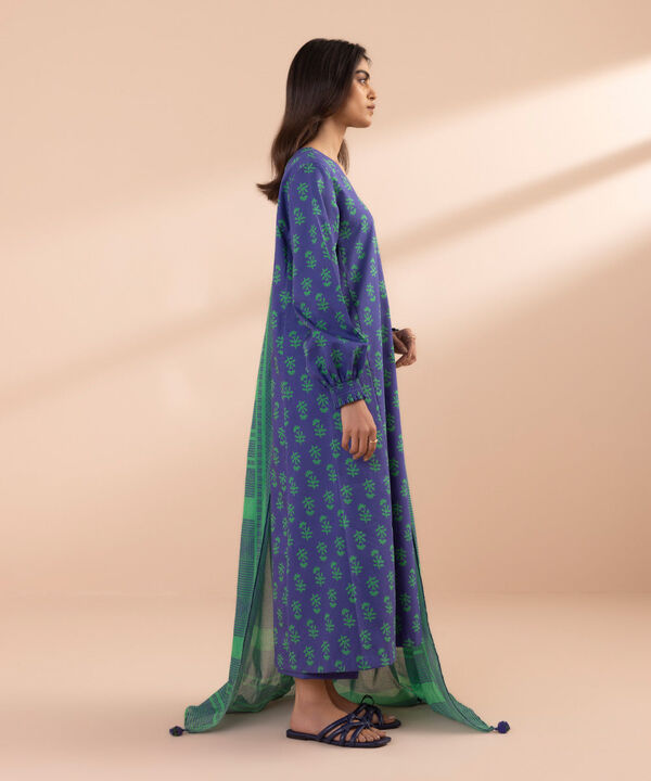 SAPPHIRE | UNSTITCHED 2 PIECE PRINTED LAWN SUIT