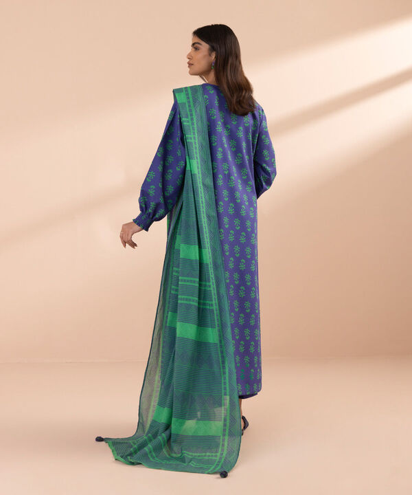 SAPPHIRE | UNSTITCHED 2 PIECE PRINTED LAWN SUIT