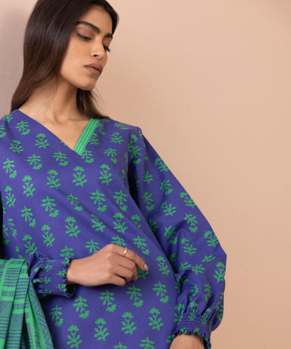 SAPPHIRE | UNSTITCHED 2 PIECE PRINTED LAWN SUIT